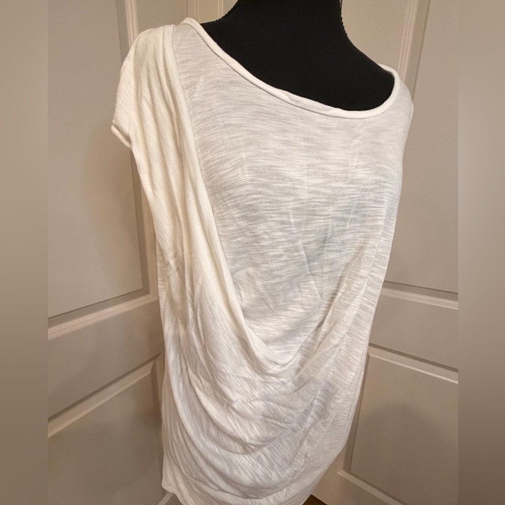 Apt. 9 Soft White Short Sleeve Top